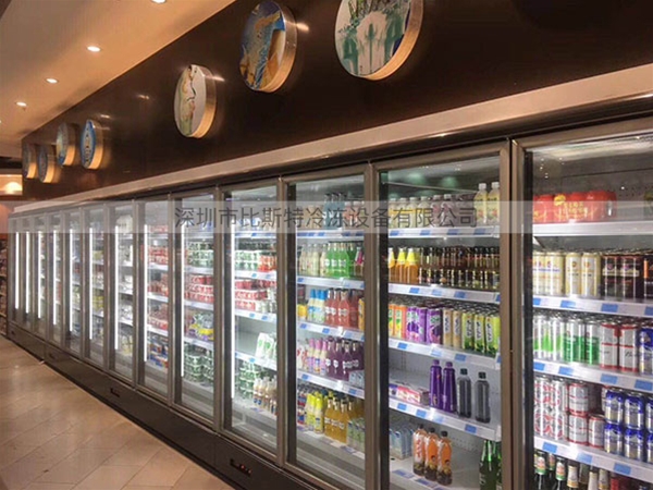 东莞超市冷藏玻璃展示立柜
